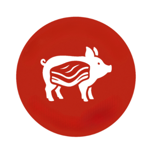 logo usaha sederhana ayam goreng kuning dan merah